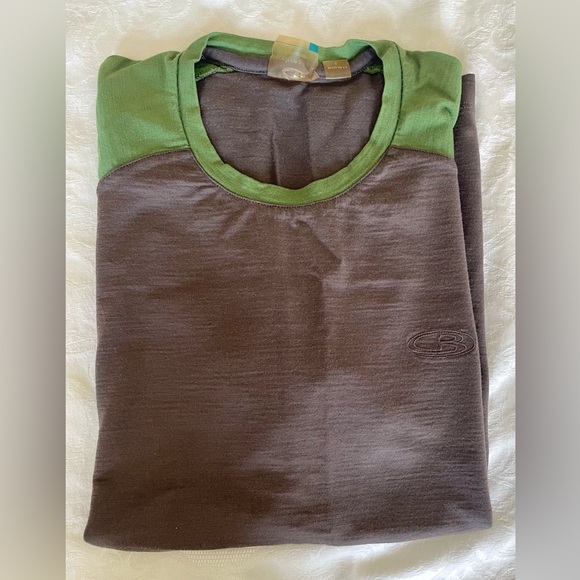 Icebreaker 190 Mens Merino Wool Short Sleeve Shirt size L - Picture 2 of 4